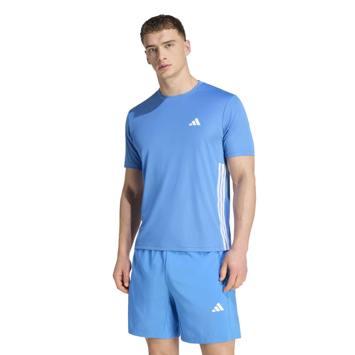 Polo Deportivo Adidas Hombre We Bas 3S T Kd0714 Azul
