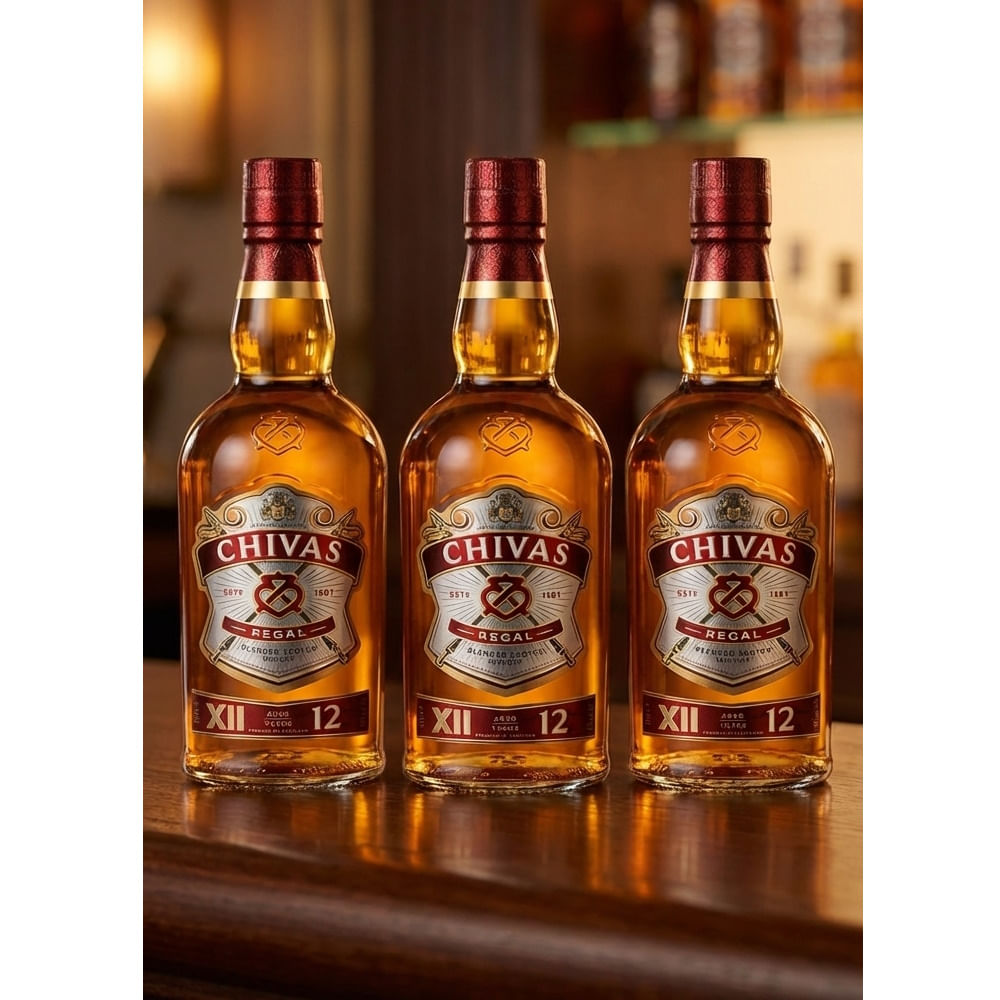 PACK CHIVAS REGAL 12 X 700 ML X3
