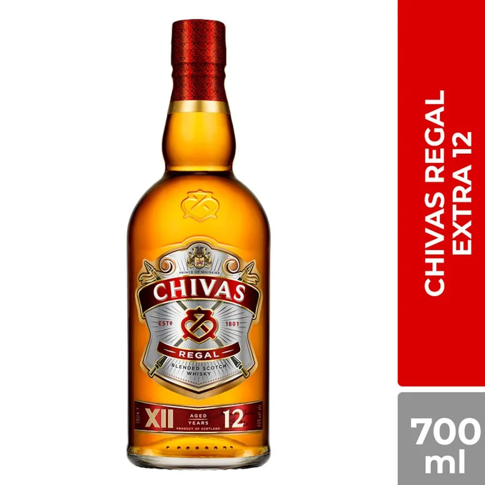 WHISKY CHIVAS REGAL 12 X 700 ML