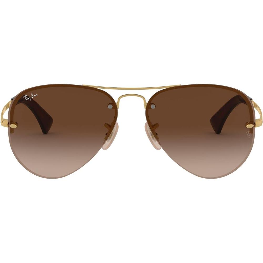 Ray-Ban RB3449 Gafas de sol Aviator | Gold / Brown Dark Brown