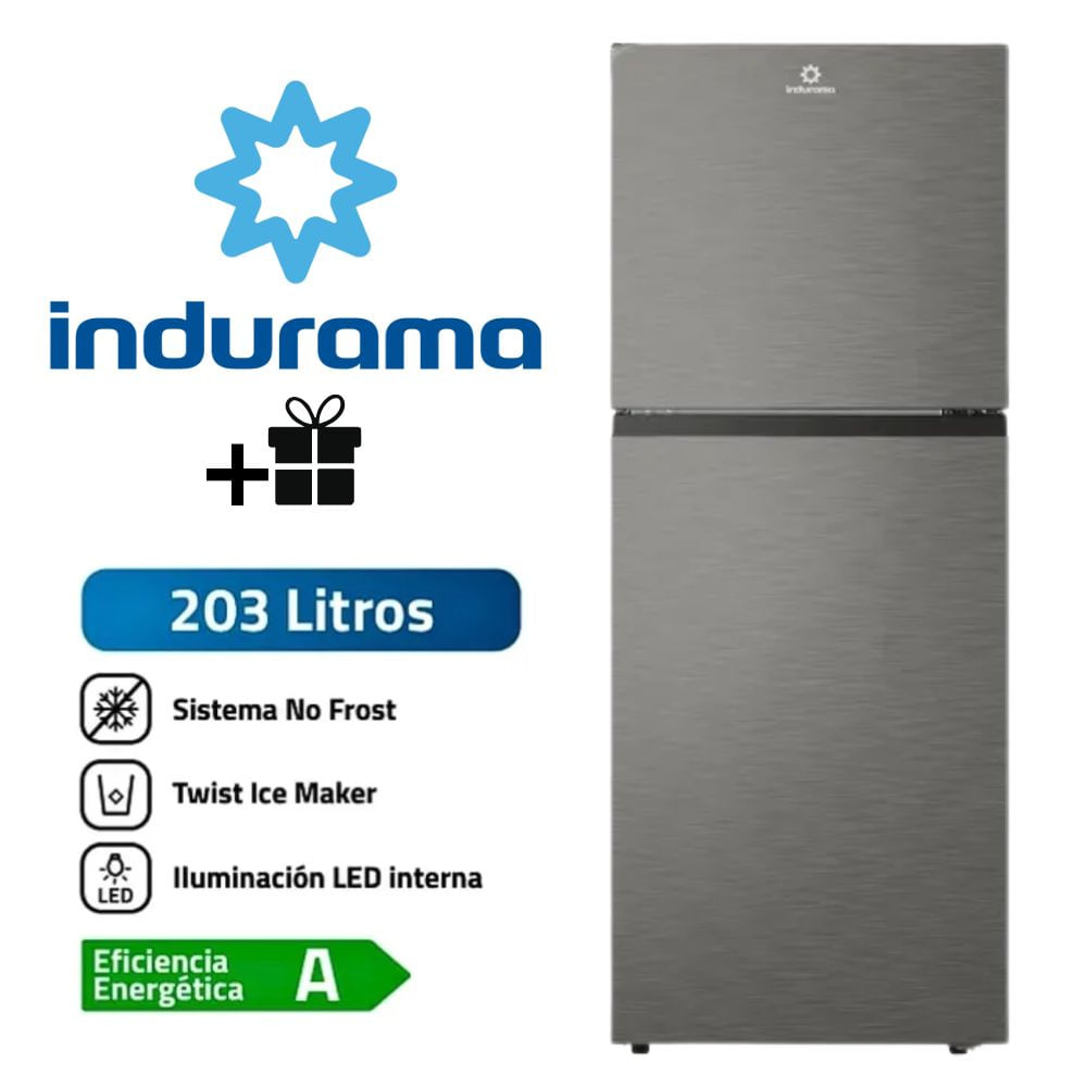 REFRIGERADOR 203LT INDURAMA COLOR CROMA MOD RI-359I