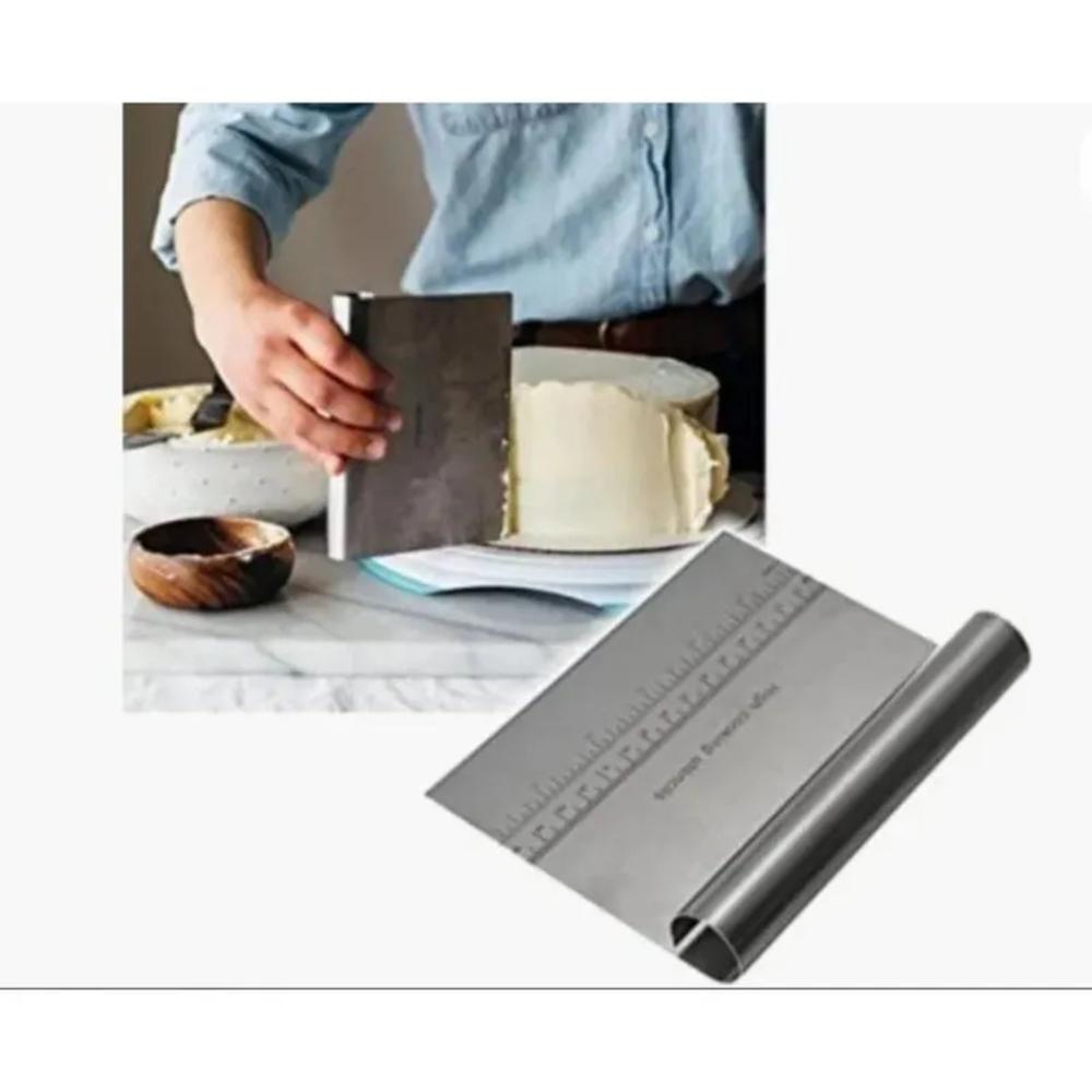 Cortador De Masas Acero Inoxidable 15cm Con Regla Acero Inoxidable