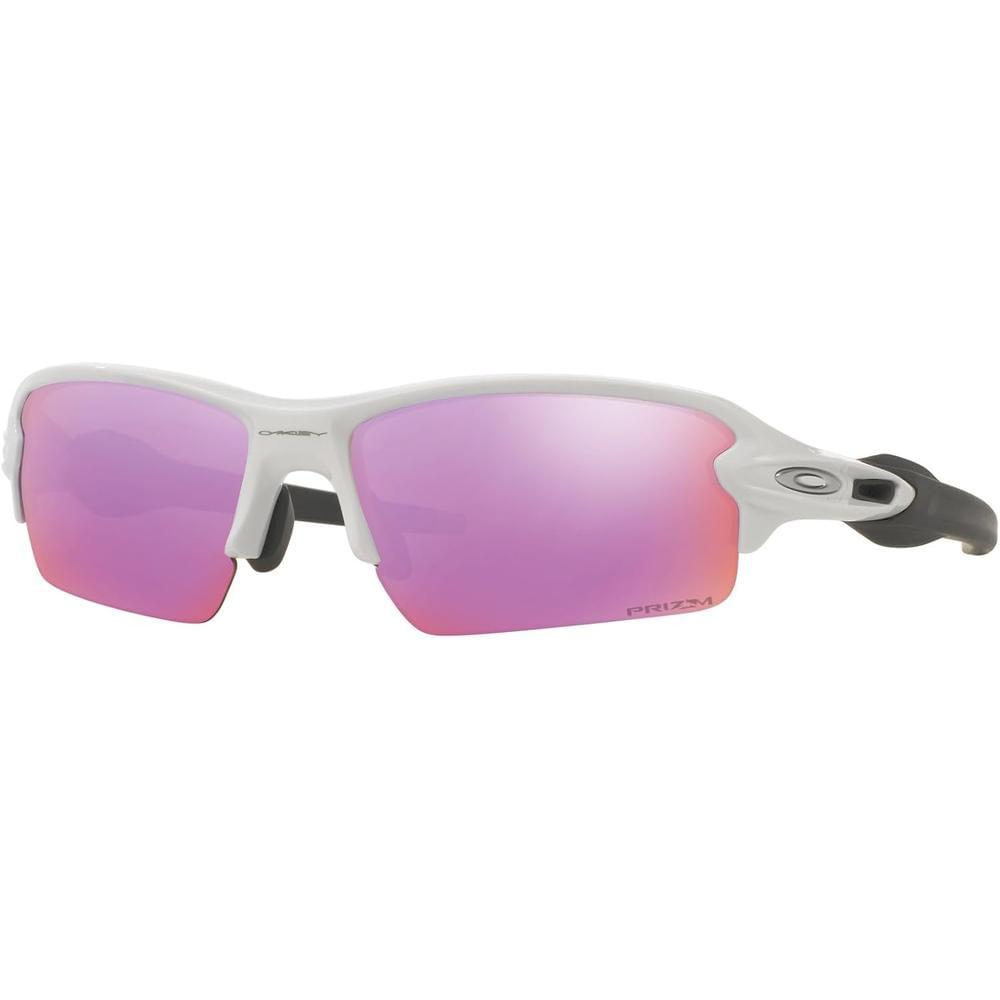 Oakley Flak 2.0 OO9271 Gafas de Sol para Hombre | Polished White On Grey / Prizm Golf
