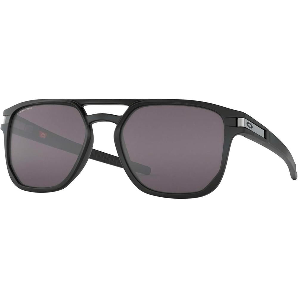 Oakley OO9436 Latch Beta Gafas de Sol para Hombre | Matte Black / Prizm Grey