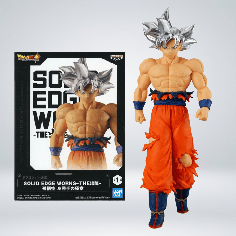 FIGURA BANPRESTO DBS - SOLID EDGE WORKS-THE DEBUT-SON GOKU ULTRA INSTINCT FIGURA BANPRESTO DBS - SOLID EDGE WORKS-THE DEBUT-SON GOKU ULTRA INSTINCT