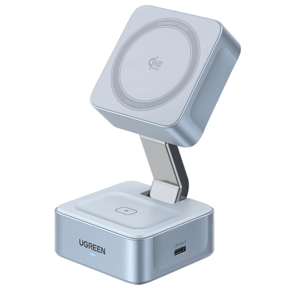 Cargador MagFlow 25W Qi2 Magsafe Inalámbrico Magnético Plegable Ugreen W752 - 55960B
