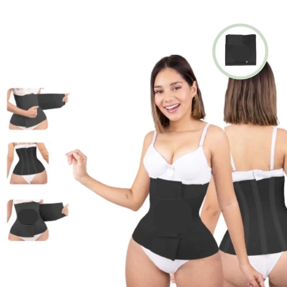 Faja Reloj De Arena Negro