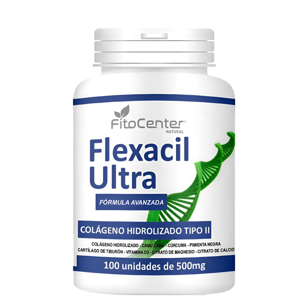 Flexacil Ultra 500mg Fitocenter Salud Articular 100 Capsulas Natural