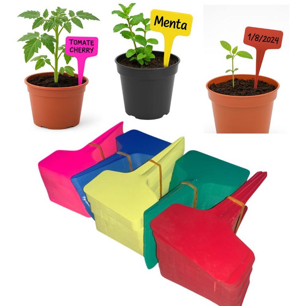 ETIQUETA DE CLASIFICACION DE PLANTAS X100 UNIDADES MUY UTIL 6x10CM