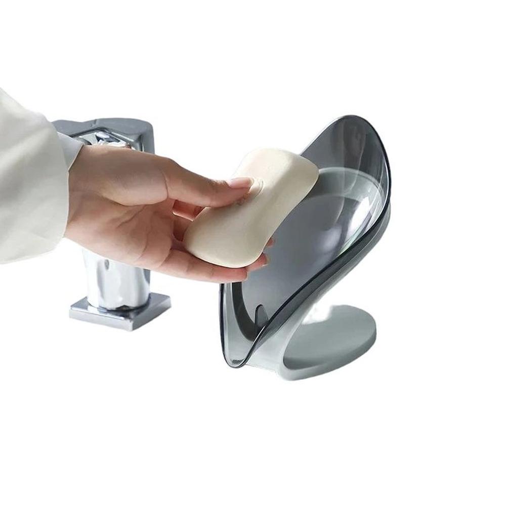 PACK X2 JABONERA TIPO HOJA  DESMONTABLE PRACTICO CALIDAD SUPERIOR