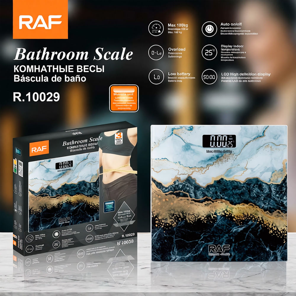Raf R.10029 Bascula De Baño Pantalla Led Cap Max 180kg Raf R.10029 Bascula De Baño Pantalla Led Cap Max 180kg