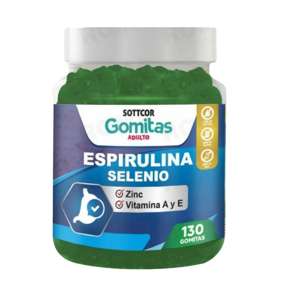 GOMITAS ESPIRULINA SELENIO 130 UND
