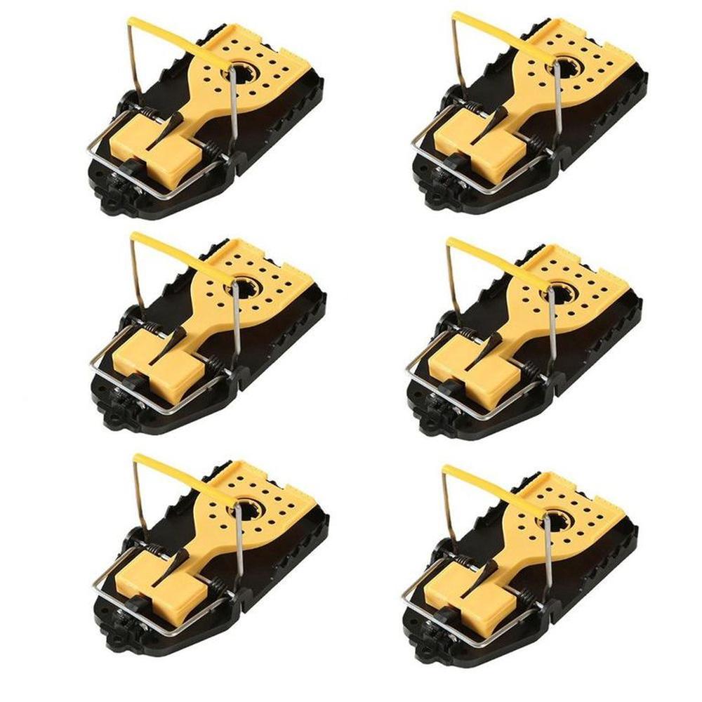 TRAMPA PARA RATAS RATONES X 6 UNIDADES TAMAÑO GRANDE MUY UTIL.