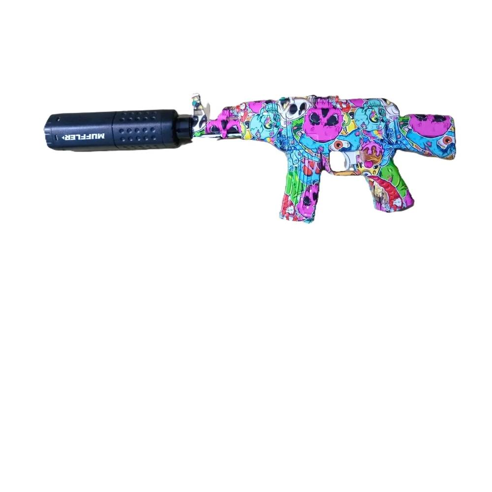 Pistola De Hidrogel Ak47 Rgb Bota Humo Pistola De Hidrogel Ak47 Rgb Bota Humo