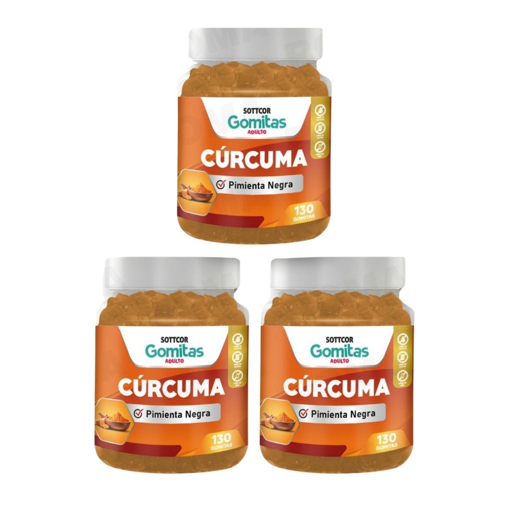 PACK 3 GOMITAS CÚRCUMA 390 UND