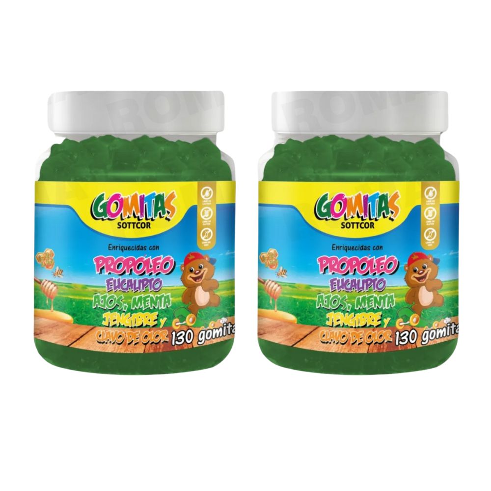 PACK 2 GOMITAS PROPÓLEO NIÑOS 260UND