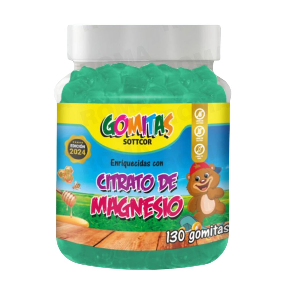 GOMITAS CITRATO DE MAGNESIO NIÑOS 130 UND