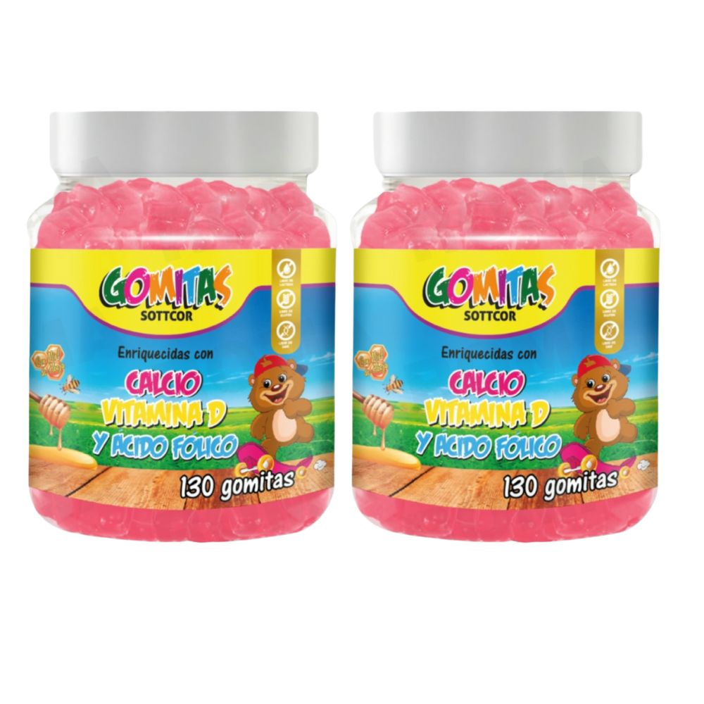 PACK 2 GOMITAS CALCIO NIÑOS 260 UND