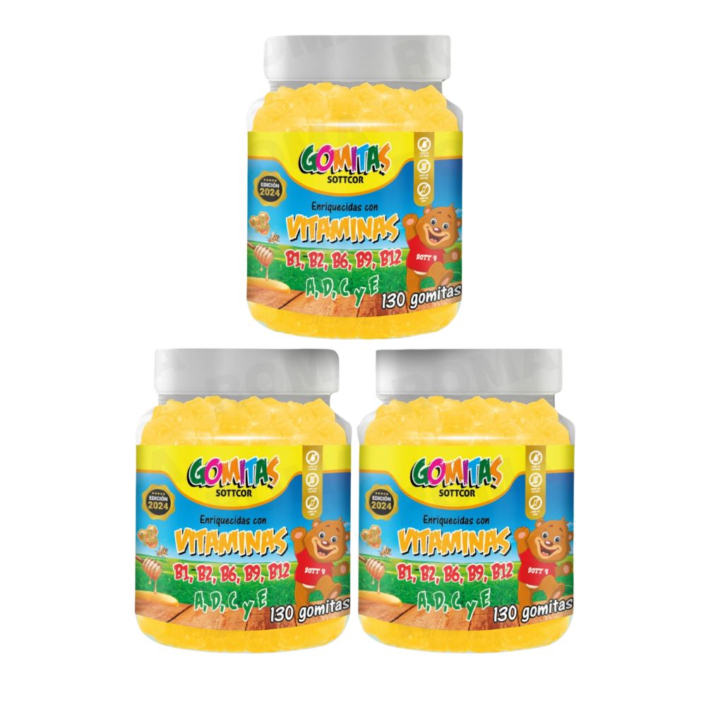 PACK 3 VITAMINAS NIÑOS 390 UND