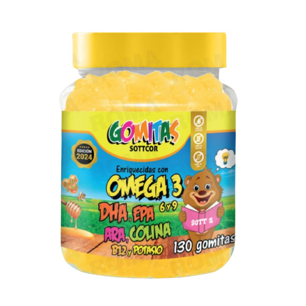 GOMITAS OMEGA 3 NIÑOS 130 UND