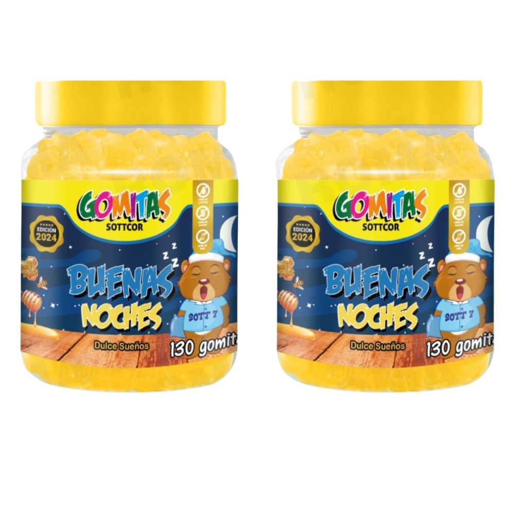 PACK 2 GOMITAS BUENAS NOCHES NIÑOS 260 UND