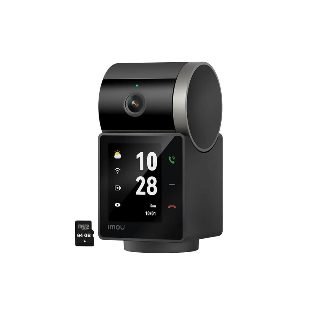 Cámara Seguridad Imou Rex VT 5MP 3K Panorámica Detección Humana Mascota Pantalla Videollamada 64GB