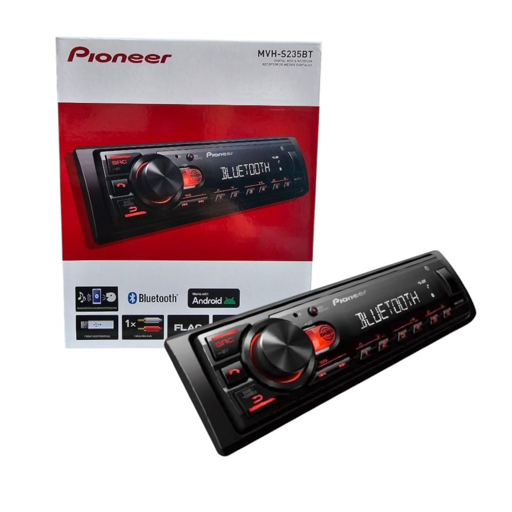 Autoradio Pioneer MVHS235BT Mascara Fija