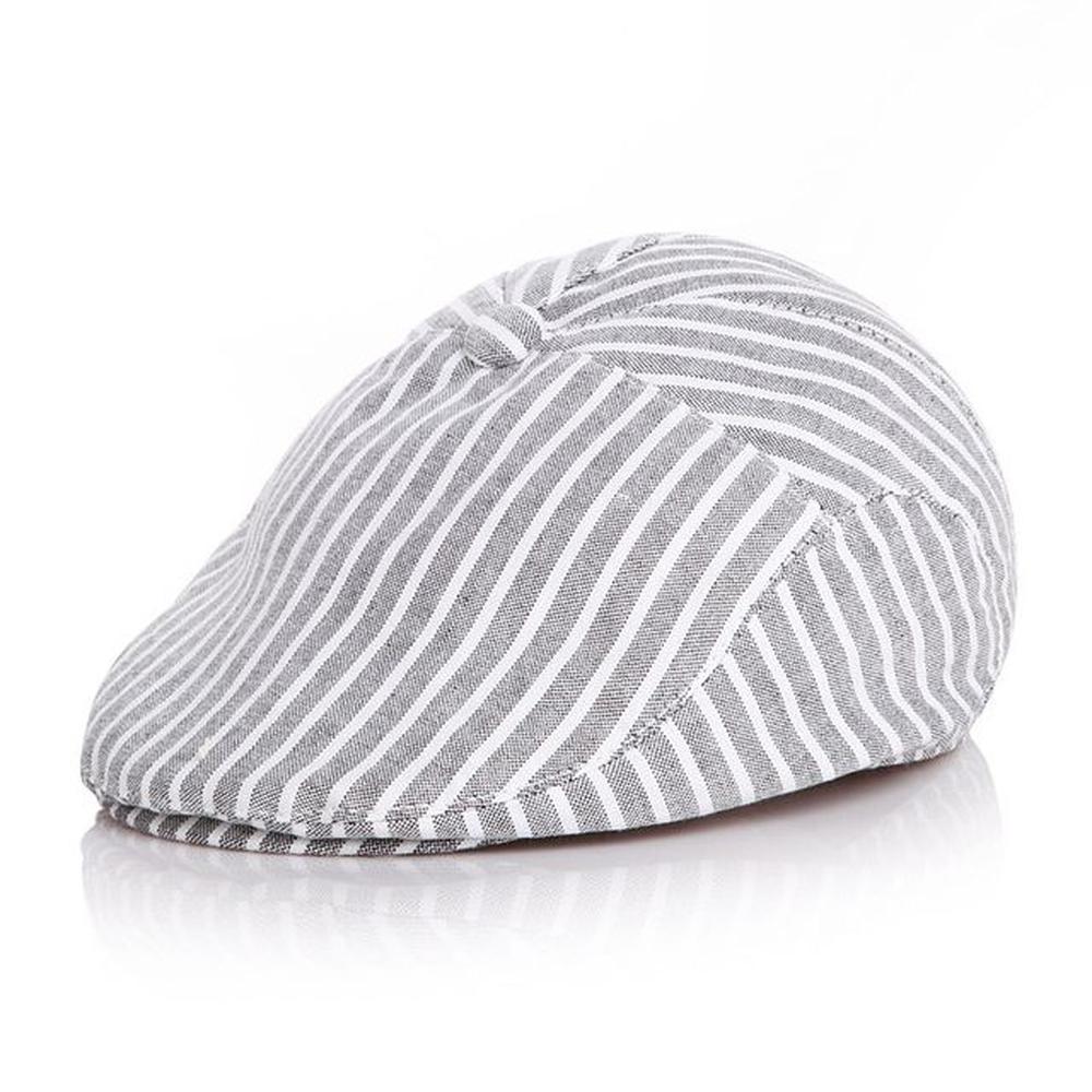 Boina de Bebe Rayas Marcos 4 a 6 años - Gris