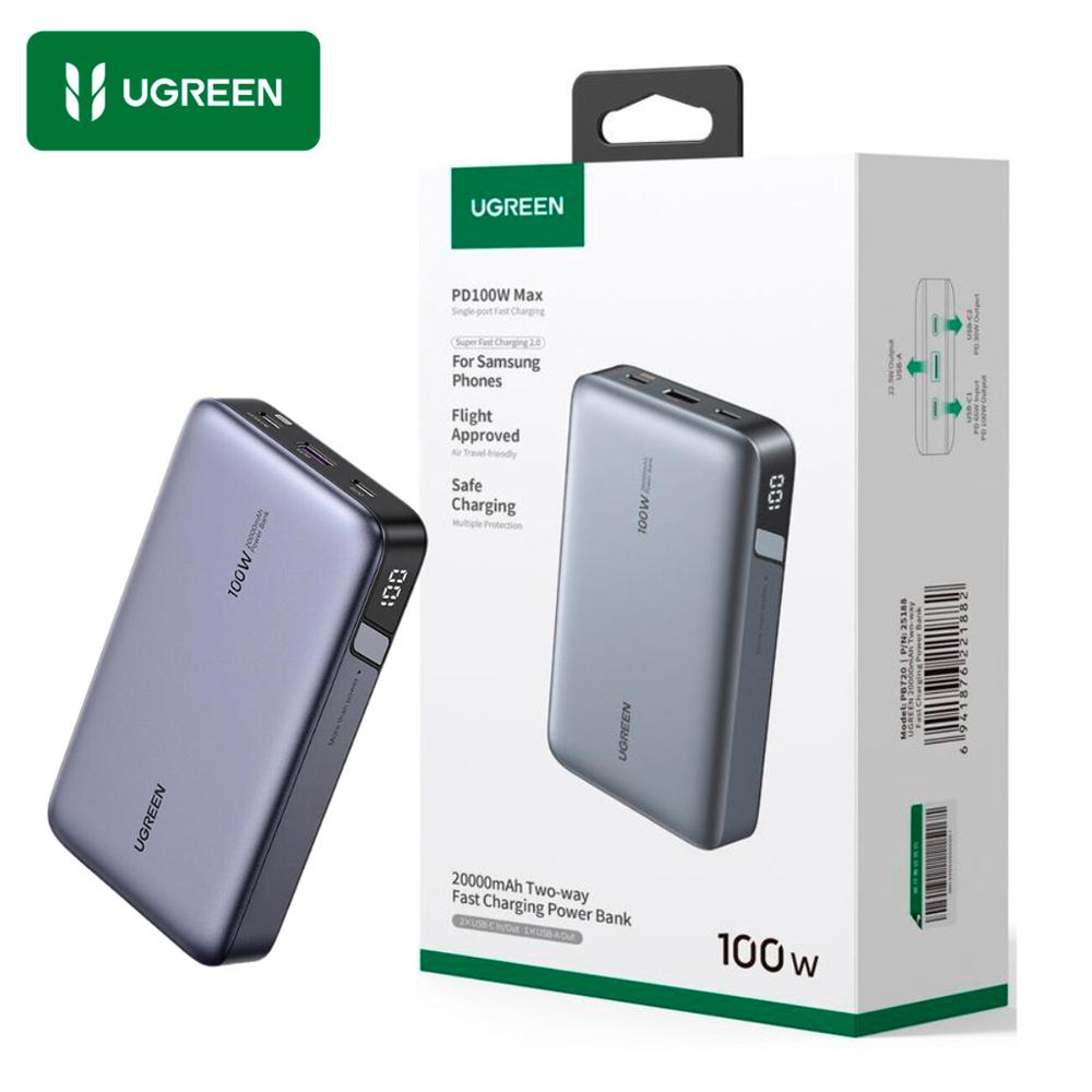 Ugreen Pb720 25188 Power Bank 20000mah Carga Rapida 100w