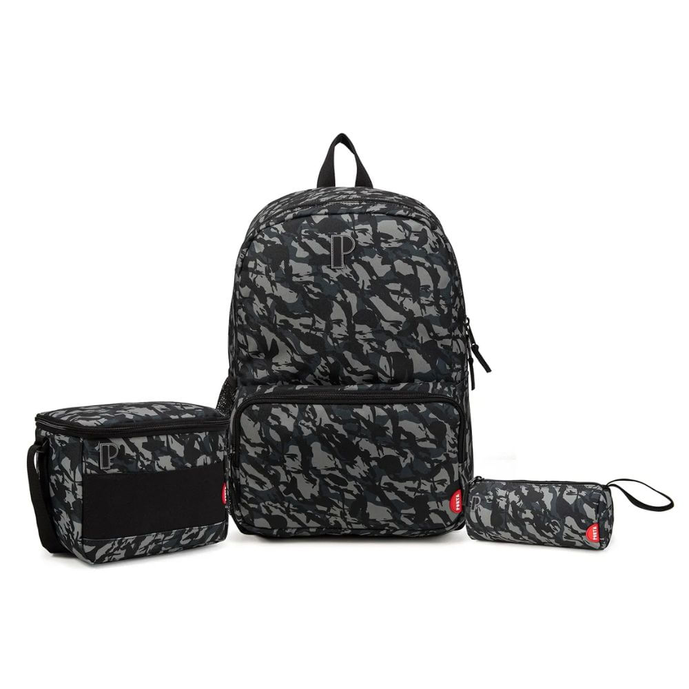 PACK MOCHILA PORTA MARACAY MOLOK 3 PIEZAS MOCHILA LONCHERA CARTUCHERA