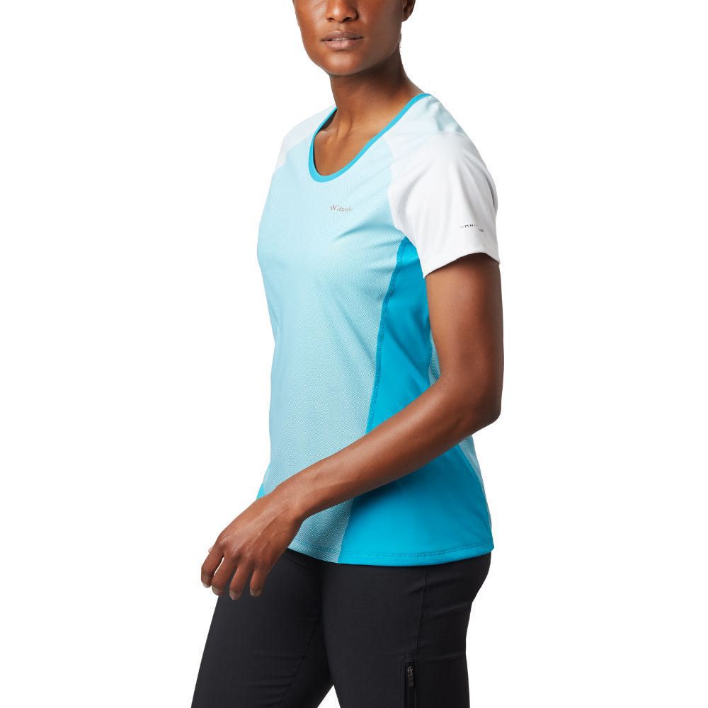 Polo Columbia Mujer Solar Chill 2 Ss Mode Turquesa | Oechsle.pe - Oechsle