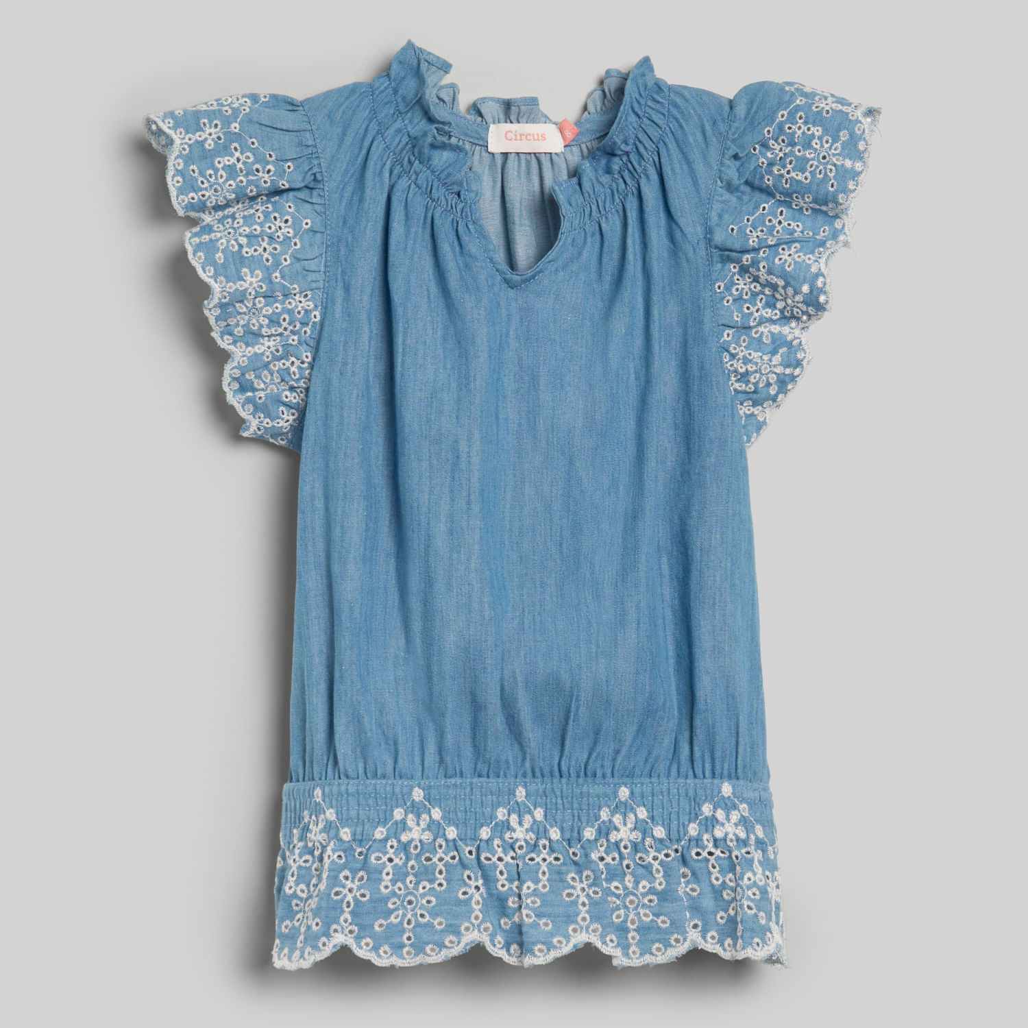 Blusa Para Niña Circus Margarita Denim