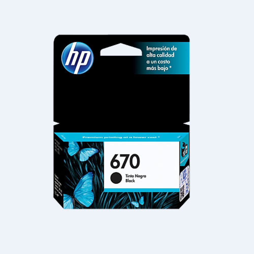 TINTA HP CZ113AL (670) NEGRO (250 PAG)