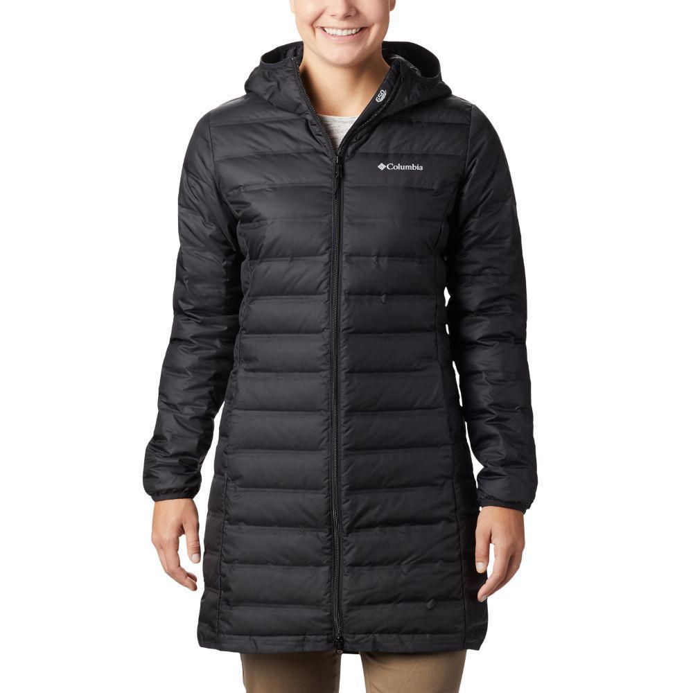 Casaca Columbia Mujer Parka Pluma Lake 22 Jacket Negro Oechsle.pe