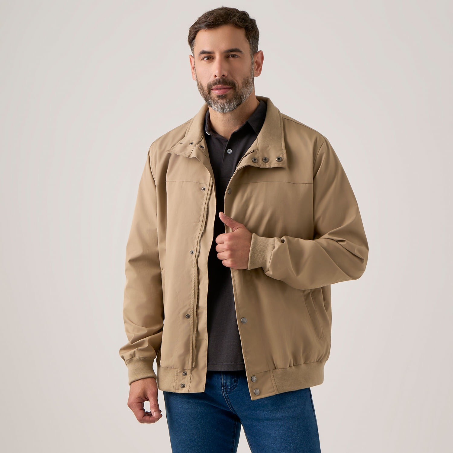 Casaca Hombre Madison Cuello Alto