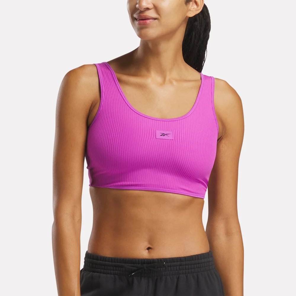 Top Deportivo Reebok Mujer Rib Multi-Way 100214303 Morado