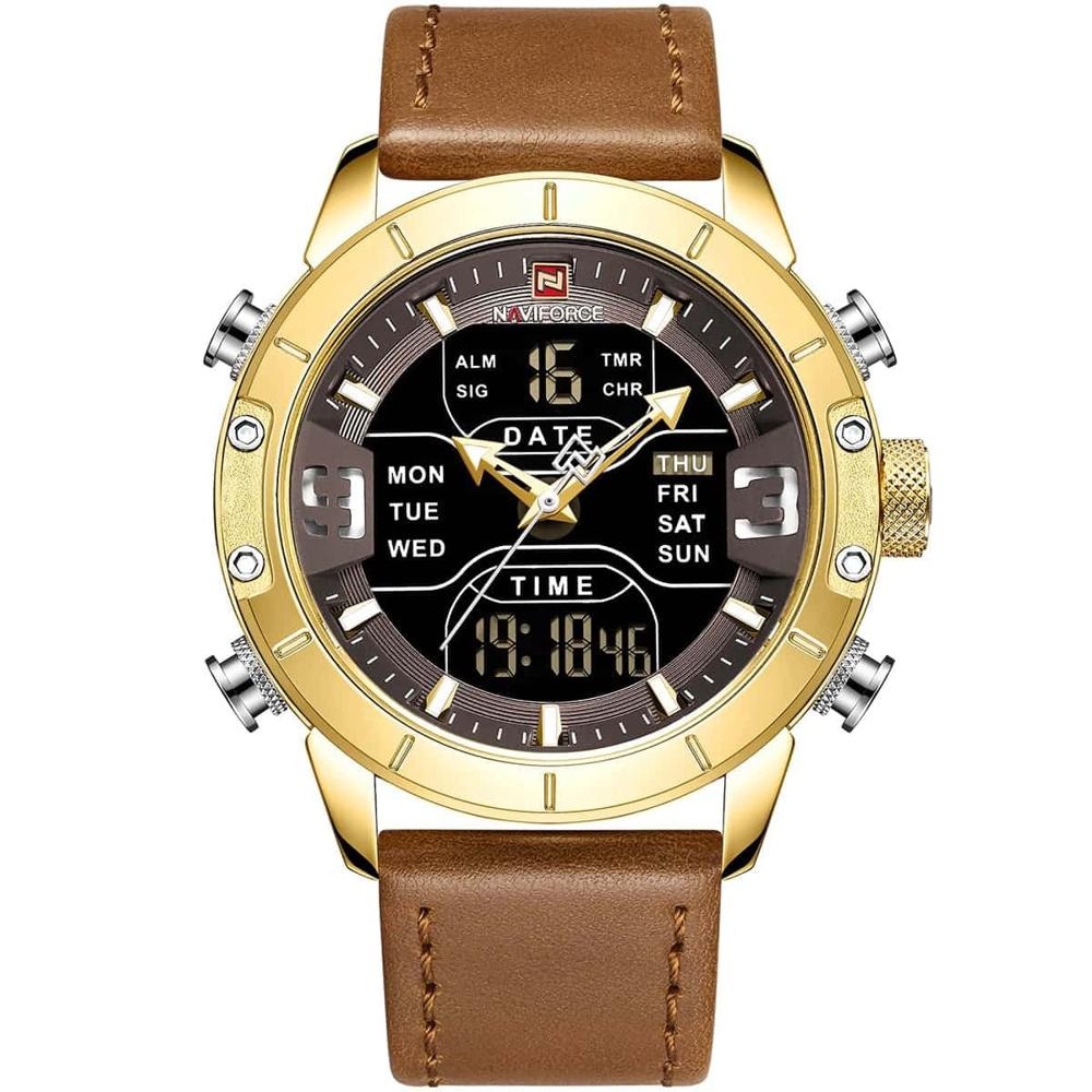 RELOJ NAVIFORCE NF9153L DORADO MARRON