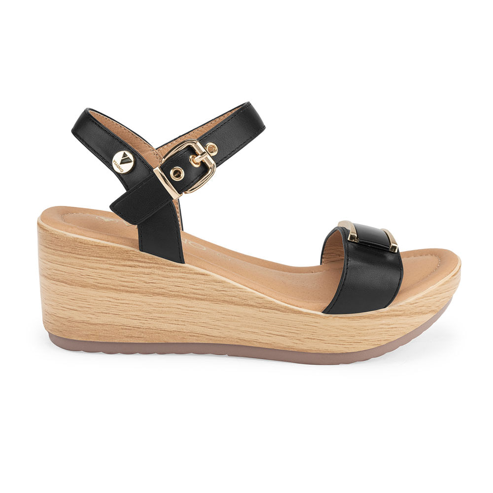 Sandalias Via Uno Mujer 2B3599-15 Negro 35