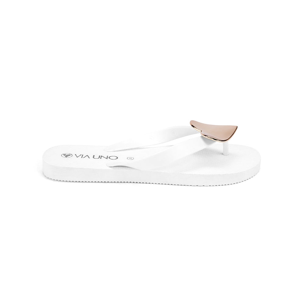 Sandalias Via Uno Mujer Lc054657 Blanco 38