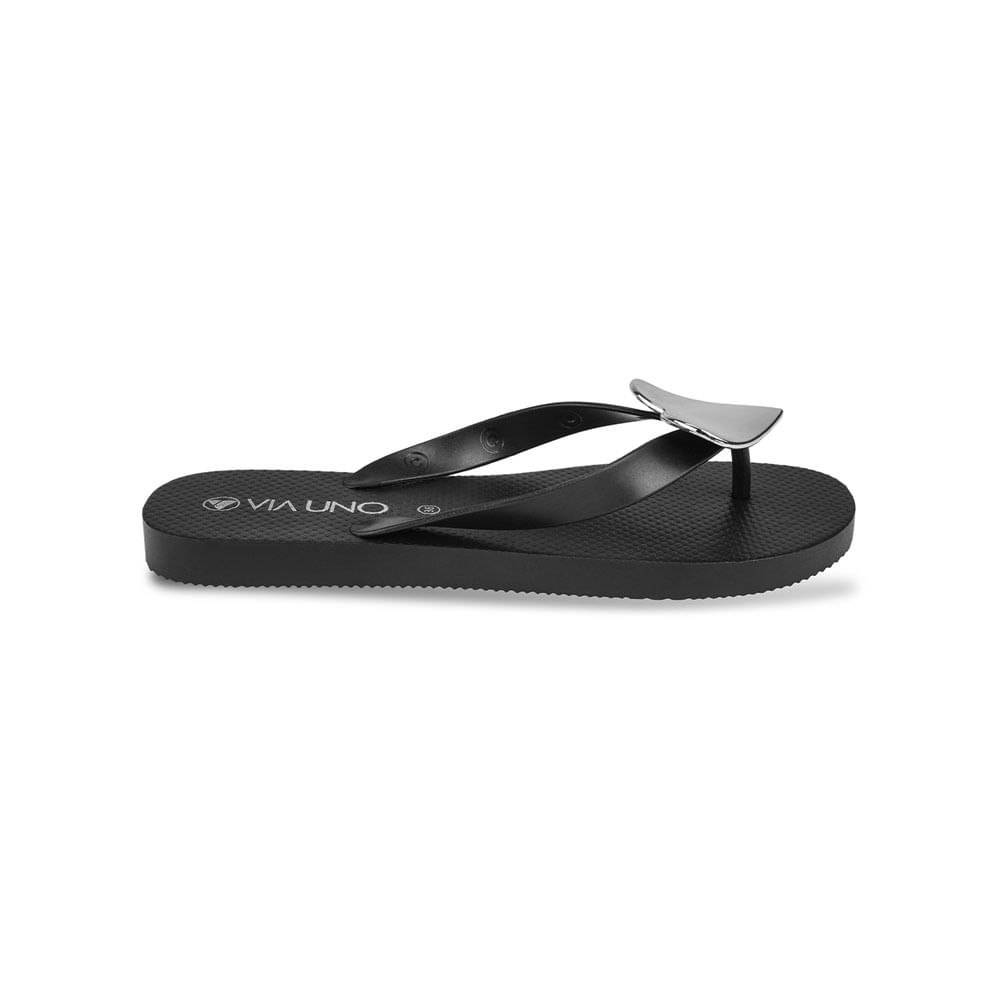 Sandalias Via Uno Mujer Lc054657 Negro 36