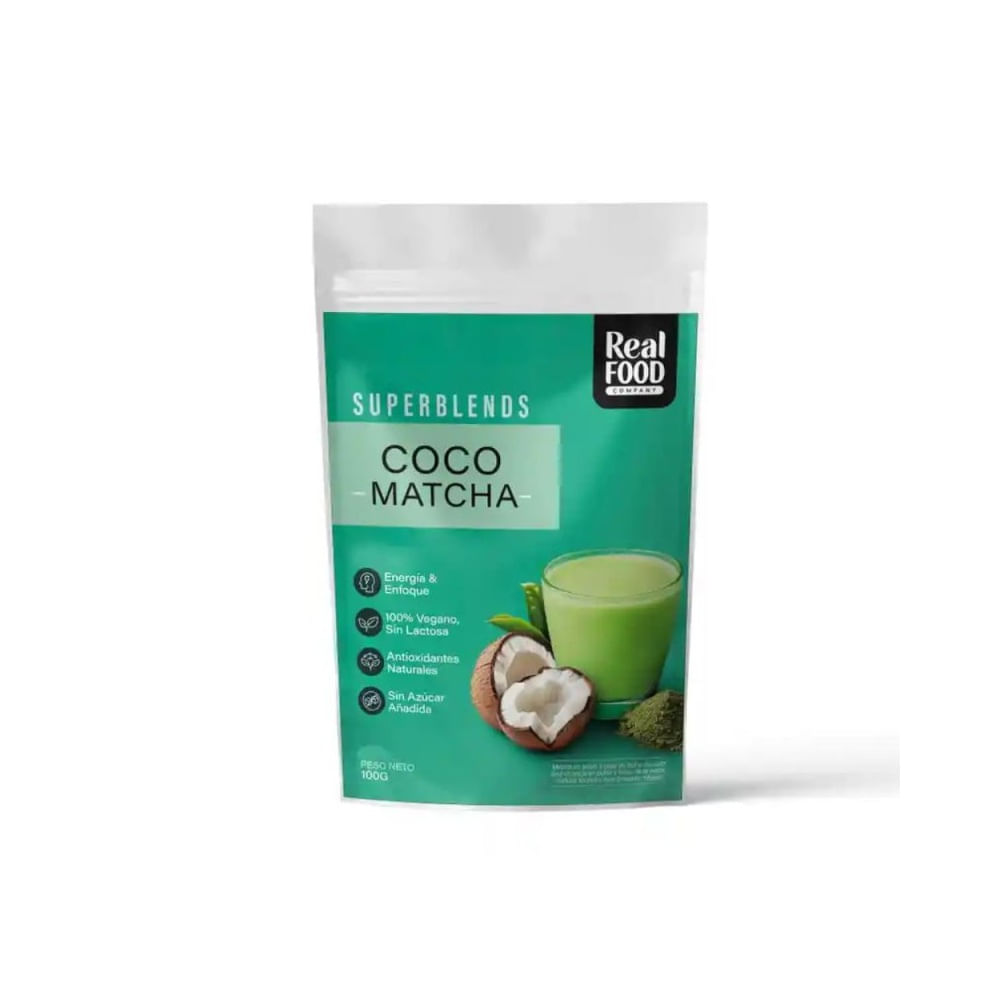 Coco Matcha en Polvo x 100 g - Real Food Company