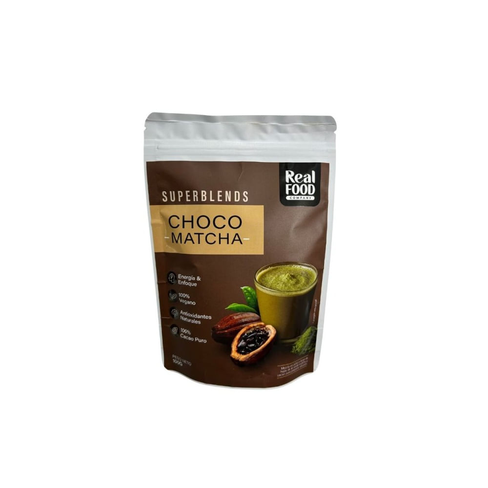 Choco Matcha en Polvo x 100 g - Real Food Company