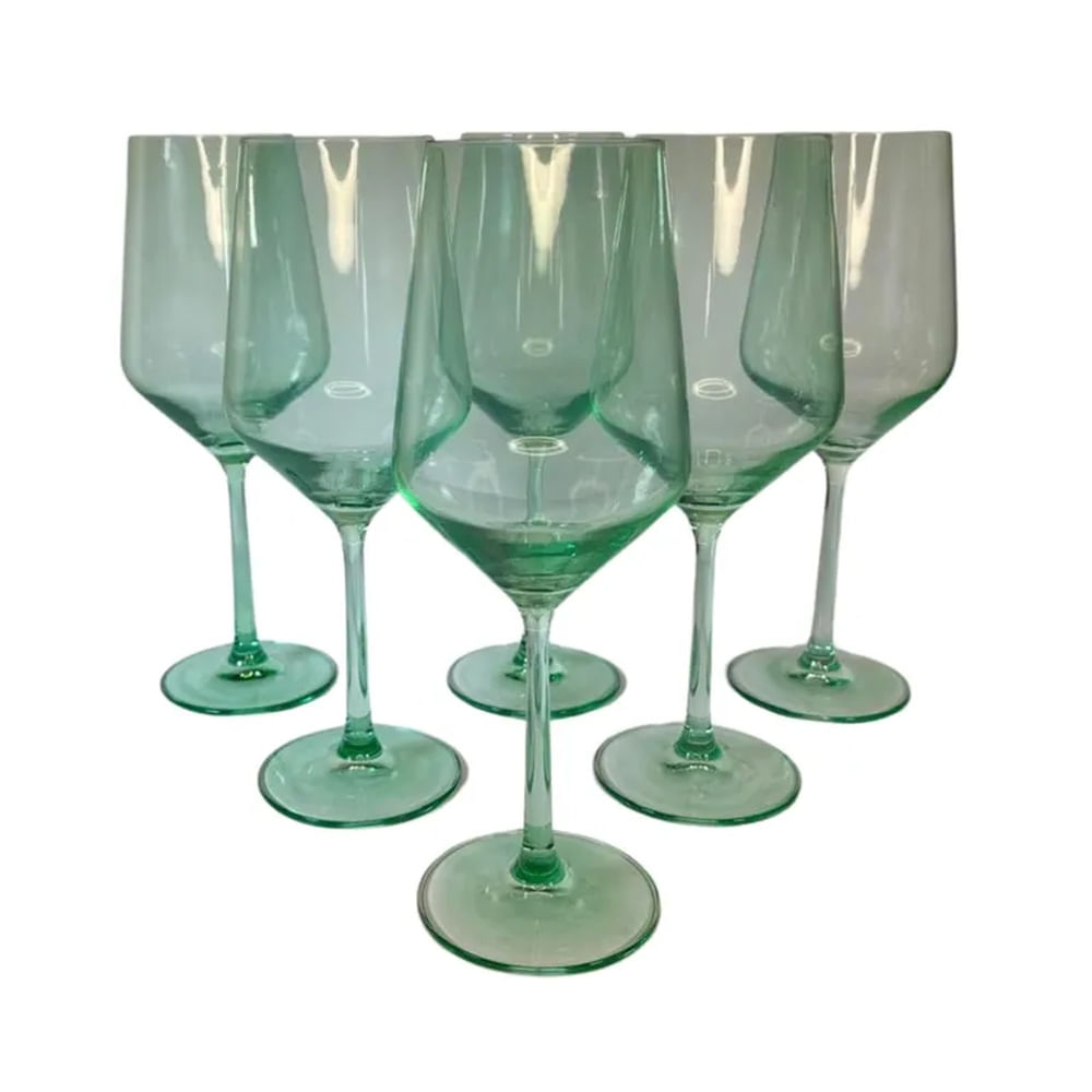 Copa Vino Esmeralda Transparente - Colección Transparente