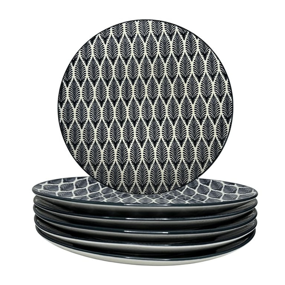 Plato de Segundo de Porcelana “Azul Natura” - 6 unidades