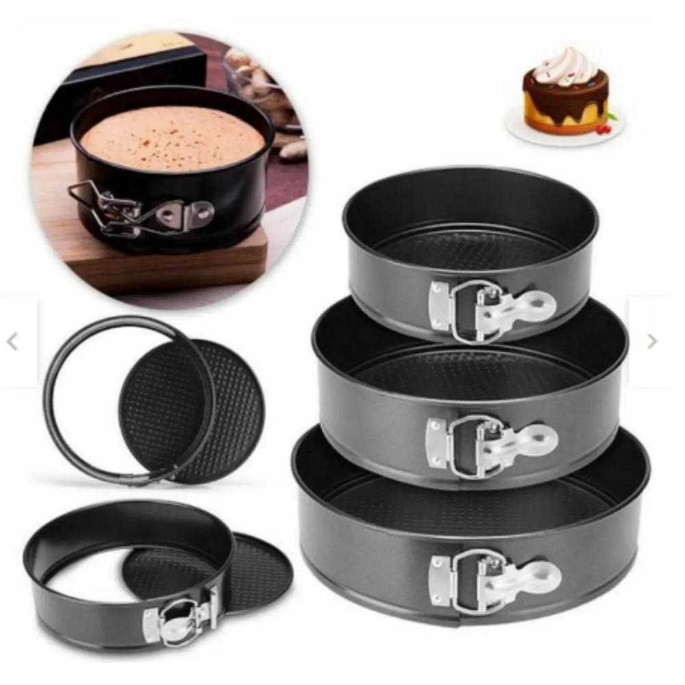 Set de Moldes para Horno Antiadherentes Desmontables 3 Piezas