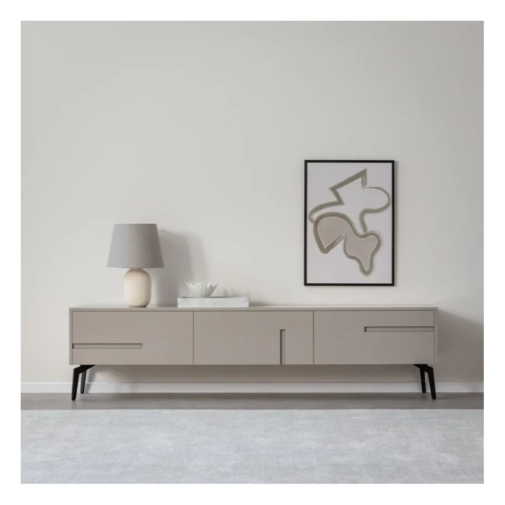 Aparador moderno Ronaldhiño Color Taupe TU MESITA Aparador moderno Ronaldhiño Color Taupe TU MESITA