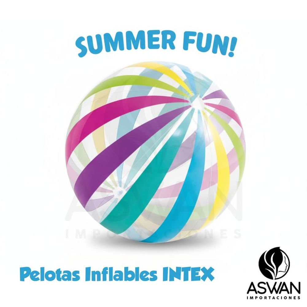 Pelota Inflable INTEX Jumbo XL 107 cm Multicolor Pelota Inflable INTEX Jumbo XL 107 cm Multicolor