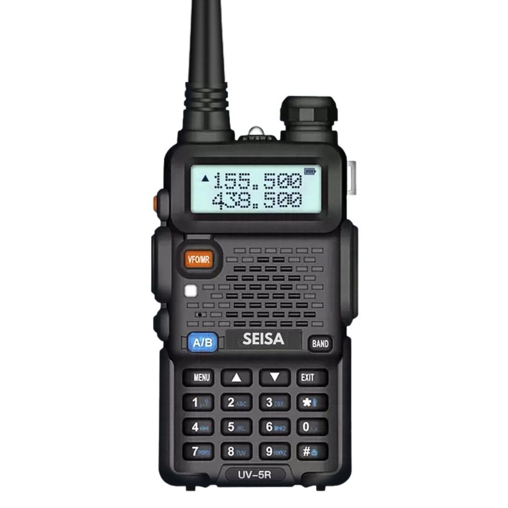 Walkie Talkie SEISA 8W VHF/UHF IP67 Doble Banda 128 Canales FM VOX Alcance 5 km ST-UV5R Walkie Talkie SEISA 8W VHF/UHF IP67 Doble Banda 128 Canales FM VOX Alcance 5 km ST-UV5R
