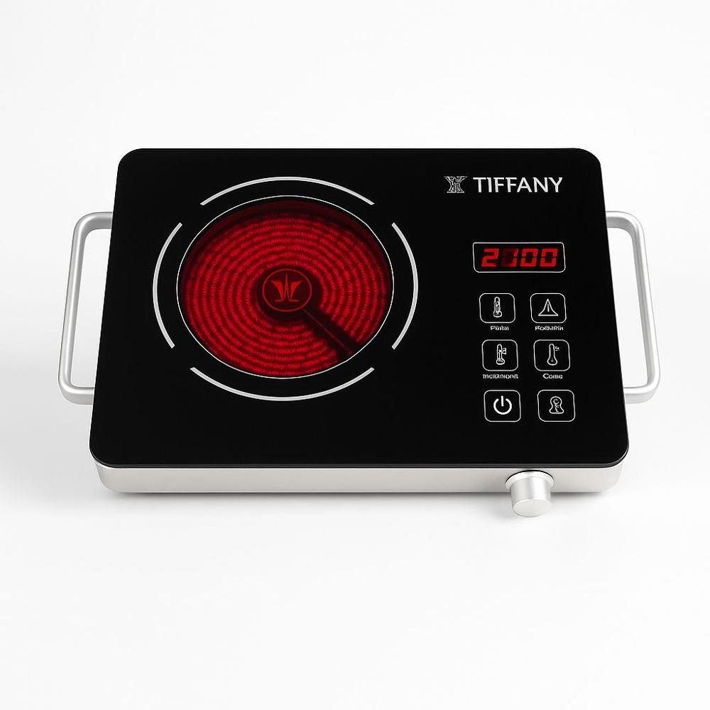 Cocina infrarrojo eléctrico de una hornilla