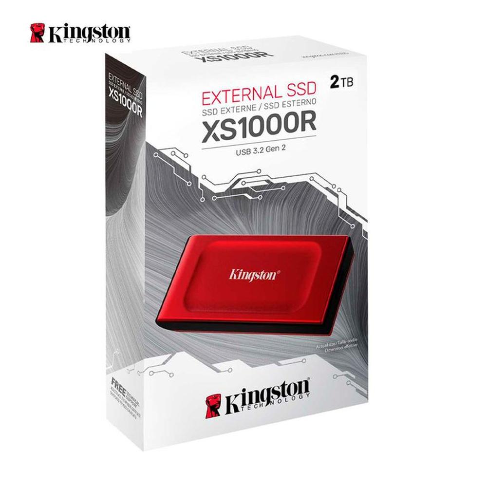 Disco solido Externo  XS1000 2TB Color Rojo
